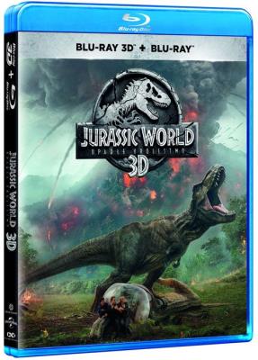 Opakowanie Jurassic World. Upadłe Królestwo 3D+2D 2Blu ray
