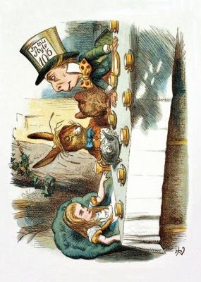 Opakowanie Karnet B6 z kopertą The Mad Hatter's Tea Party