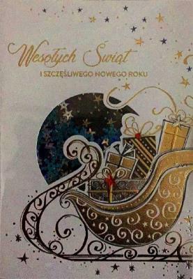 Opakowanie Karnet Boże Narodzenie B6 Premium 23 + koperta