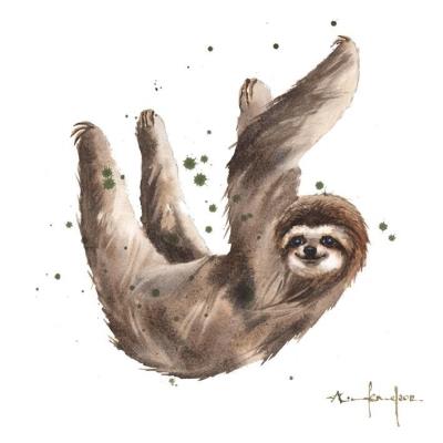 Opakowanie Karnet kwadrat mały z kopertą Hanging Around