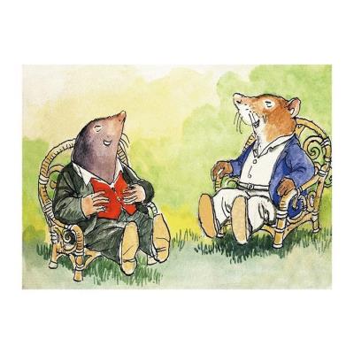 Opakowanie Karnet kwadrat z kopertą Ratty and Mole