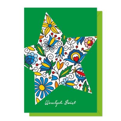 Opakowanie Karnet Nr.9 - gwiazdka kaszubska FOLKSTAR