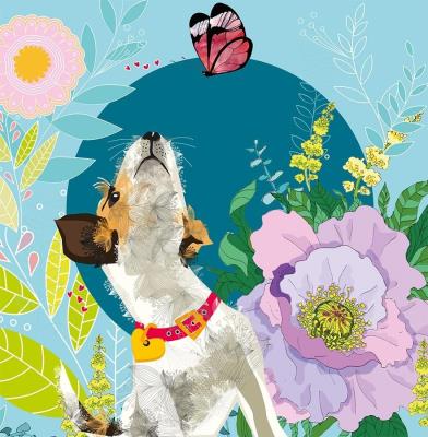 Opakowanie Karnet Swarovski kwadrat CL0713 Pies