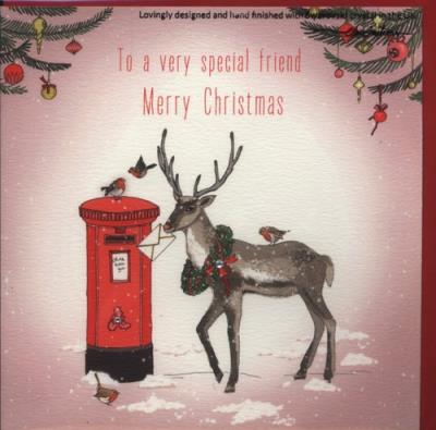 Opakowanie Karnet Swarovski kwadrat Święta Skrzynka