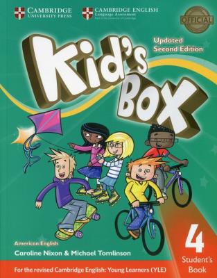 Kid's Box 4 Student's Book American English. Autor: Nixon Caroline, Tomlinson Michael. SmakLiter.pl Okładka książki Kid's Box 4 Student's Book American English