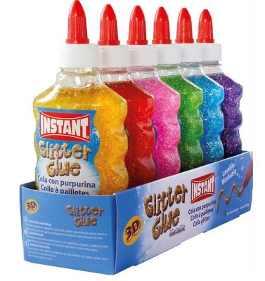 Opakowanie Klej w płynie brokatowy metaliczny (6szt) INSTANT