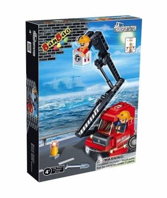 Opakowanie Klocki BanBao Transport podnośnik 128 elementów