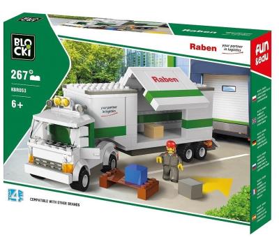 Opakowanie Klocki Blocki Raben Long Truck