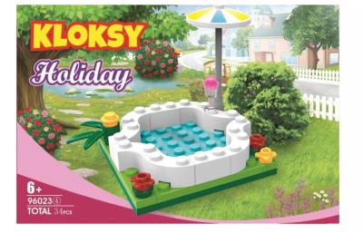 Opakowanie Klocki Kloksy Wczasowiczka 44 elementów
