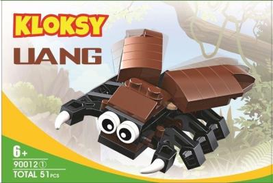 Opakowanie Klocki Kloksy Zwierzęta żuczek