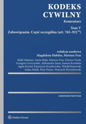 Okładka książki Kodeks Cywilny Komentarz Tom V