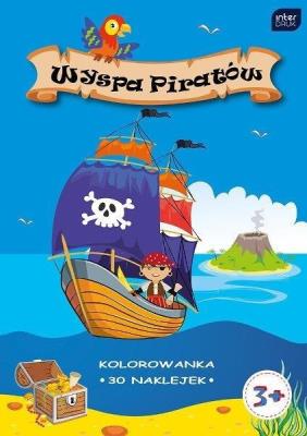 Opakowanie Kolorowanka A4 16 z naklejkami Wyspa Piratów