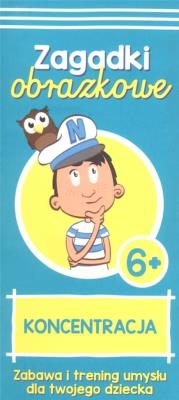 Okładka książki KONCENTRACJA ZAGADKI OBRAZKOWE KAPITAN NAUKA