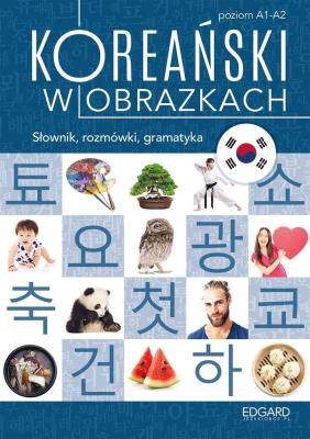 Koreański w obrazkach.. Autor: JEONG IN CHOI. SmakLiter.pl Okładka książki Koreański w obrazkach.
