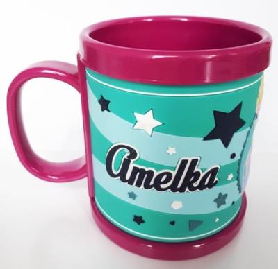 Opakowanie Kraina Lodu, Kubek imienny dla dziecka, Amelka