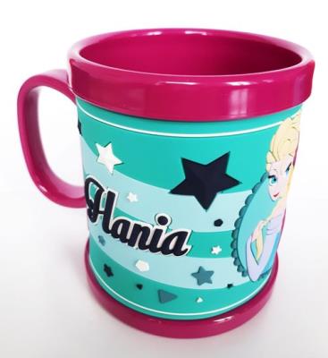 Kraina Lodu Kubek imienny dla dziecka Hania. Wydawca: Disney. SmakLiter.pl Opakowanie Kraina Lodu Kubek imienny dla dziecka Hania