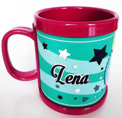 Kraina Lodu Kubek imienny dla dziecka Lena. Wydawca: Disney. SmakLiter.pl Opakowanie Kraina Lodu Kubek imienny dla dziecka Lena