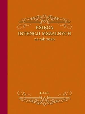 Okładka książki Księga intencji mszalnych na rok 2020