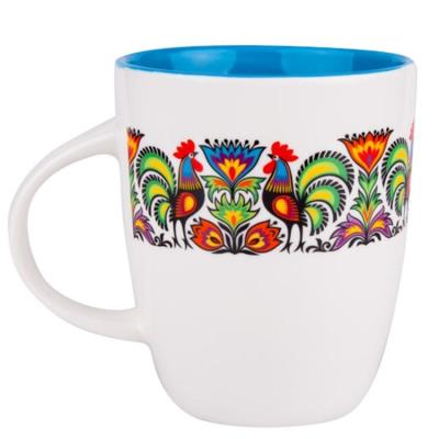 Opakowanie Kubek Marysia - wianek koguty niebieski FOLKSTAR