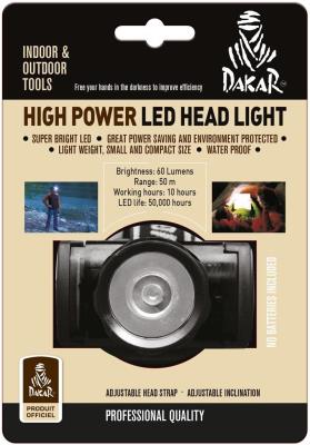 Opakowanie Latarka Czołówka PDT003 Dakar