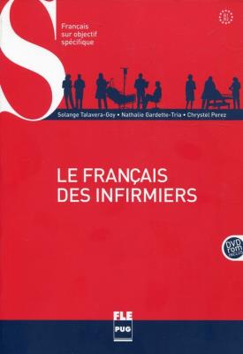 Okładka książki Le francais des infirmiers B1-B2 + DVD