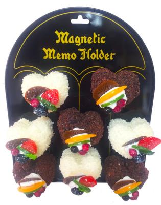 Opakowanie Magnes ciasteczko Squishies babeczka serce zestaw 2 /12 mix wzorów