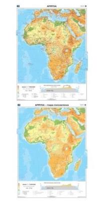 Opakowanie Mapa - AFRYKA Ogólnogeograficzna NE