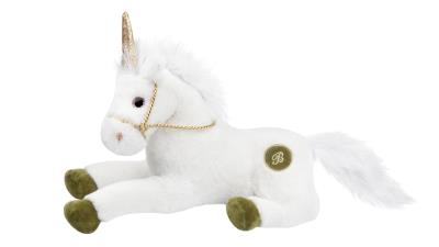 Opakowanie MASKOTKA JEDNOROŻEC BEATRICE BIAŁO-ZIELONY 30CM 13444