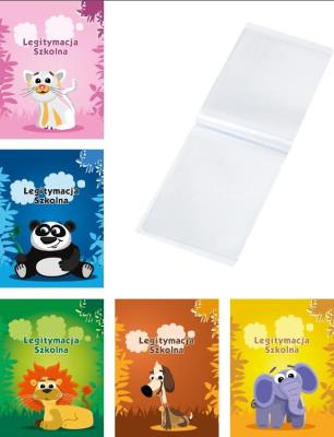 Opakowanie Okładka na legitymację szkolną z nadrukiem Kids