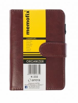 Opakowanie Organizer MEMOFIX 2 K 232 brązowy