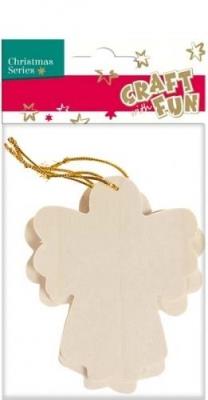 Opakowanie Ozdoba dekoracyjna drewniany anioł 3el