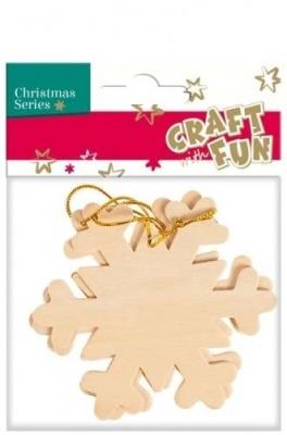 Opakowanie Ozdoba dekoracyjna drewniany płatek 3el