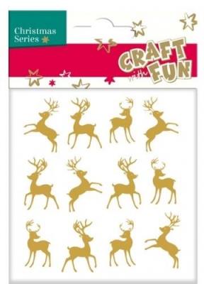 Opakowanie Ozdoba dekoracyjna naklejka renifer