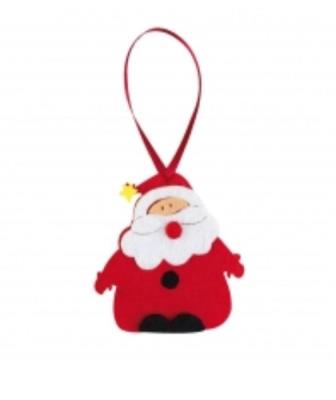 Opakowanie Ozdoba z filcu Mikołaj 4szt EASY