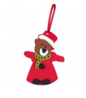 Opakowanie Ozdoba z filcu Miś 4szt EASY