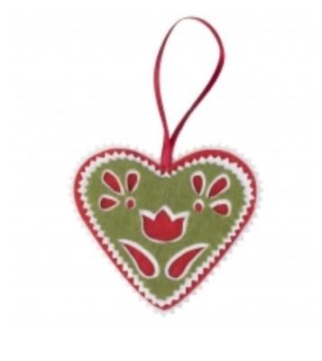 Opakowanie Ozdoba z filcu Serce 3szt EASY