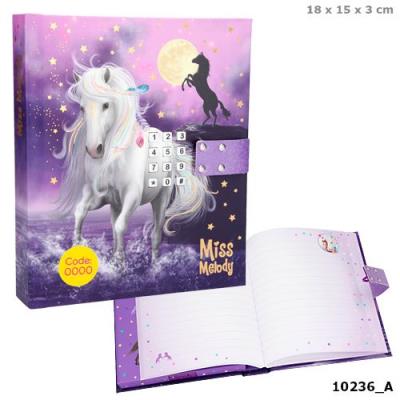 PAMIĘTNIK NA KOD GRAJĄCY MISS MELODY 10236. Wydawca: PLUS-Z. SmakLiter.pl Opakowanie PAMIĘTNIK NA KOD GRAJĄCY MISS MELODY 10236