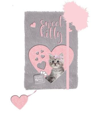 Opakowanie Pamietnik pluszowy z gumką i długopisem Studio Pets