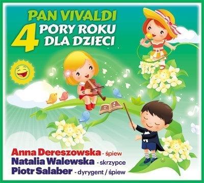 Okładka książki Pan Vivaldi - Cztery Pory Roku dla dzieci CD