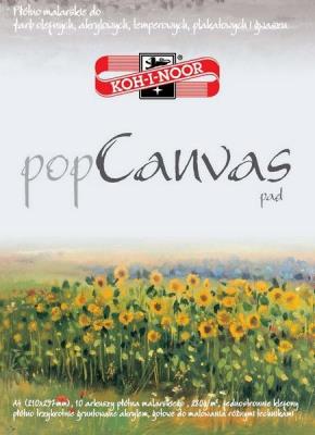 Opakowanie Płótno malarskie w bloku Pop Canvas  A4 10 arkuszy