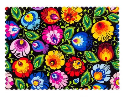 Opakowanie Podkładka filc - mała łowicka czarna FOLKSTAR