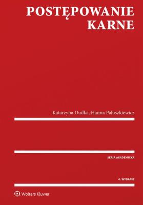 Okładka książki Postępowanie karne