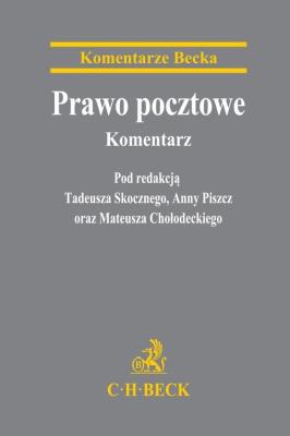 Okładka książki Prawo pocztowe Komentarz