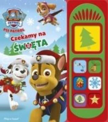 Okładka książki Psi Patrol Czekamy na święta