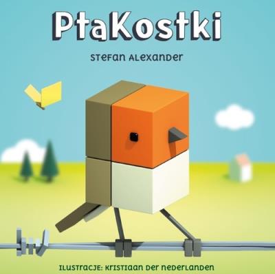 PtaKostki. Autor: Stefan Alexander. SmakLiter.pl Okładka książki PtaKostki