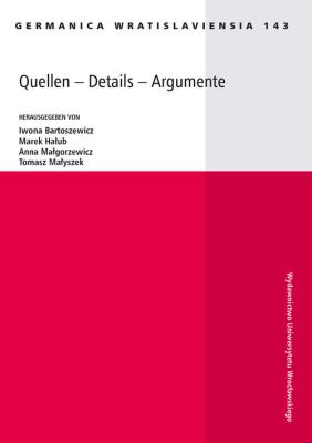 Opakowanie Quellen - Details - Argumente