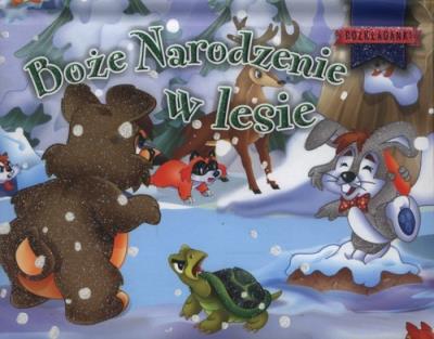 Okładka książki Rozkładanki. Boże Narodzenie w lesie