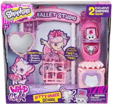 Opakowanie Shopkins S9 Wild Szkoła tańca Kitty zestaw