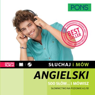 Okładka książki Słuchaj i mów angielski 500 słów +CD