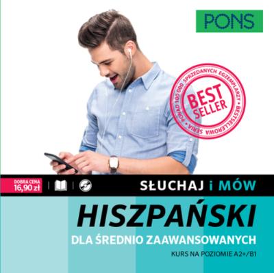 Okładka książki Słuchaj i mów hiszpański kurs średnio zaawansowany +CD